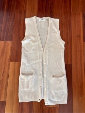 Wool/angora cardigan